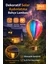 Solar Dekoratif Balon Bahçe Lambası IP65 Su Geçirmez Alev Efektli LED Aydınlatma